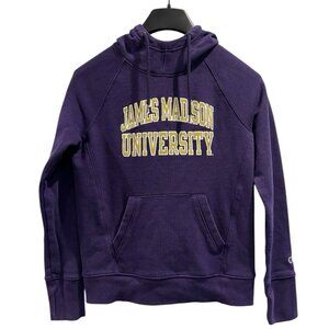 Champion JMU‎ James Madison University Purple Hoodie Sweatshirt XS